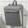 Foldable Hanging Laundry Hamper Bathroom Clothes Basket Wall-Mounted Washing Bin, Size M