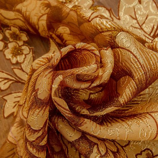 Домашняя дверь, окно, балкон, современная роскошная прозрачная тюль-вуаль с цветочным принтом, занавеска