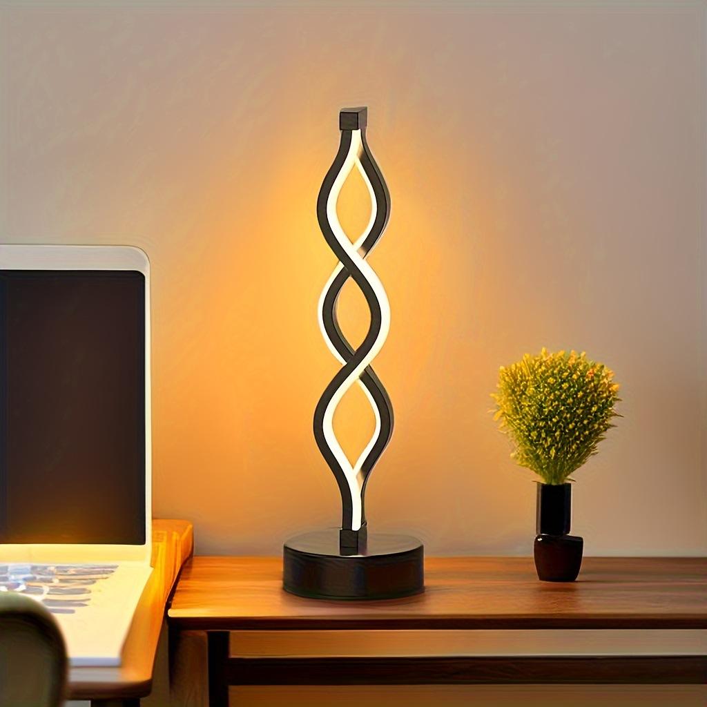 Seaweed Wave Bedside Lamp, Ambient Small Night Light, Creative Luxury Table Lamp for Bedroom Living Room