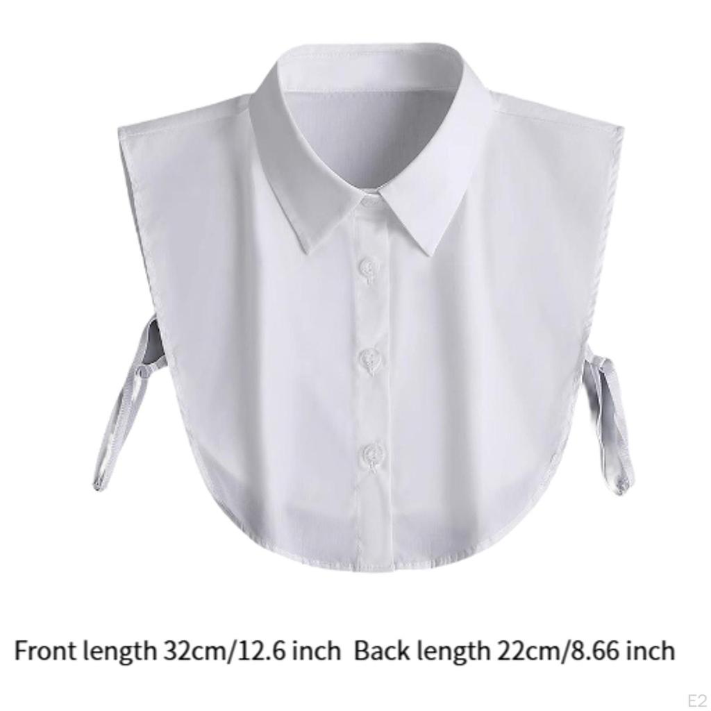 Белый женский накладной воротник мода шаль лацкан для одежды формальная униформа