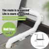 Self-adhesive Cable Clips Plastic Pipe Support Fasteners Pipe Holder Fasteners  Wiring Hose Clamp