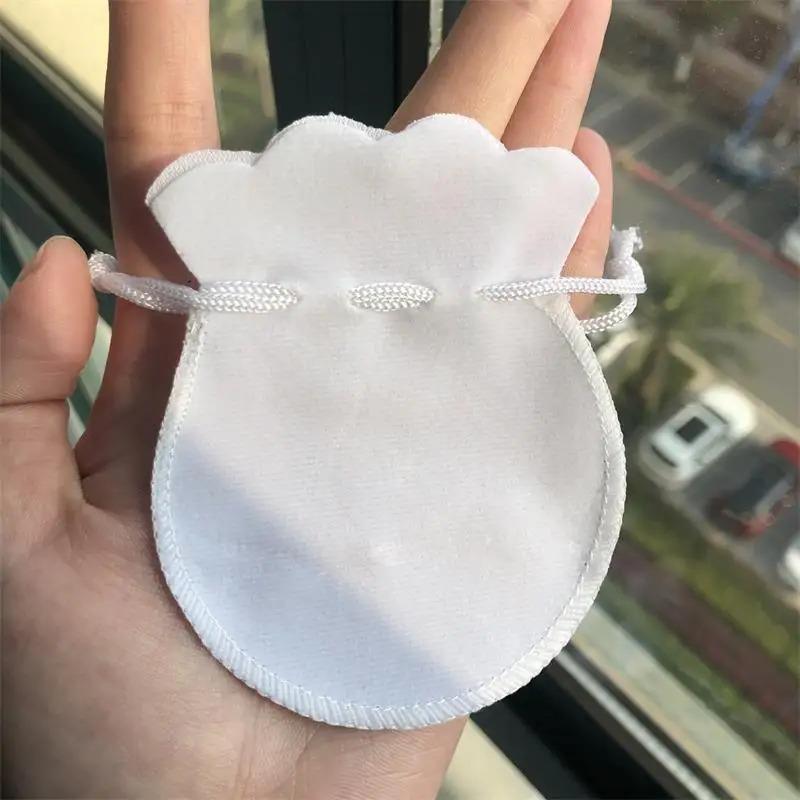 Бархатный мешочек на шнурке Мешочек-тыква на шнурке Упаковочный мешочек для ювелирных изделий Свадебные рождественские мешочки для сувениров Подарочные мешочки KTY