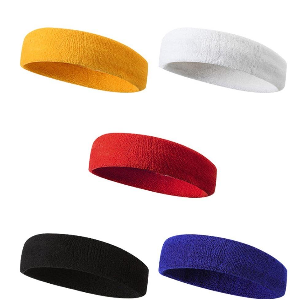 Wide Belt Sweat-absorbing Headscarf Non Slip Antiperspirant Headband Tennis Headwrap Fitness