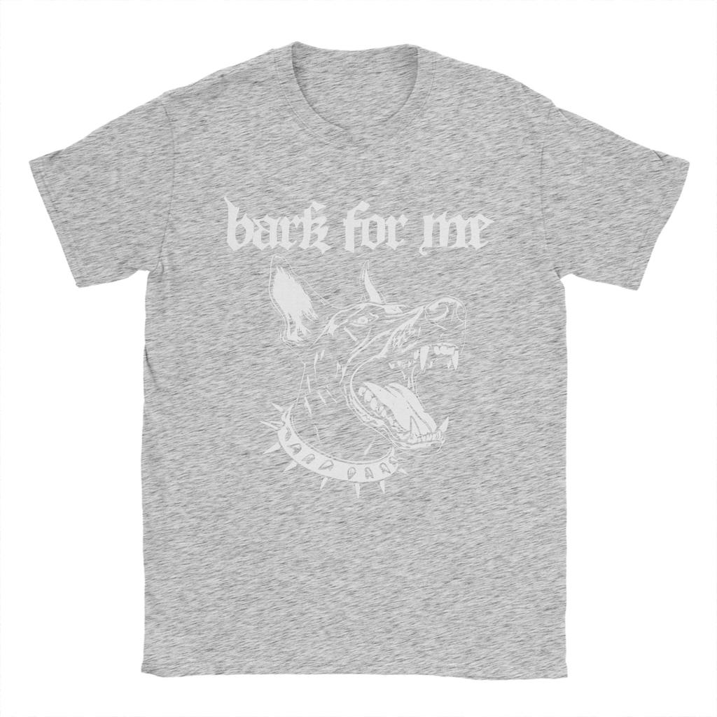 Bark for Me Fierce Doberman Blackletter Aesthetic Dog Lover Mens T Shirts Awesome Tees Short Sleeve Round Collar TShirt Cotton
