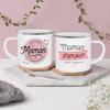 Best Mom In The World Print Mug Drinks Milk Cup Enamel Handle Mugs Creative Coffee Cups Handle Festive Birthday Gifts for Mother