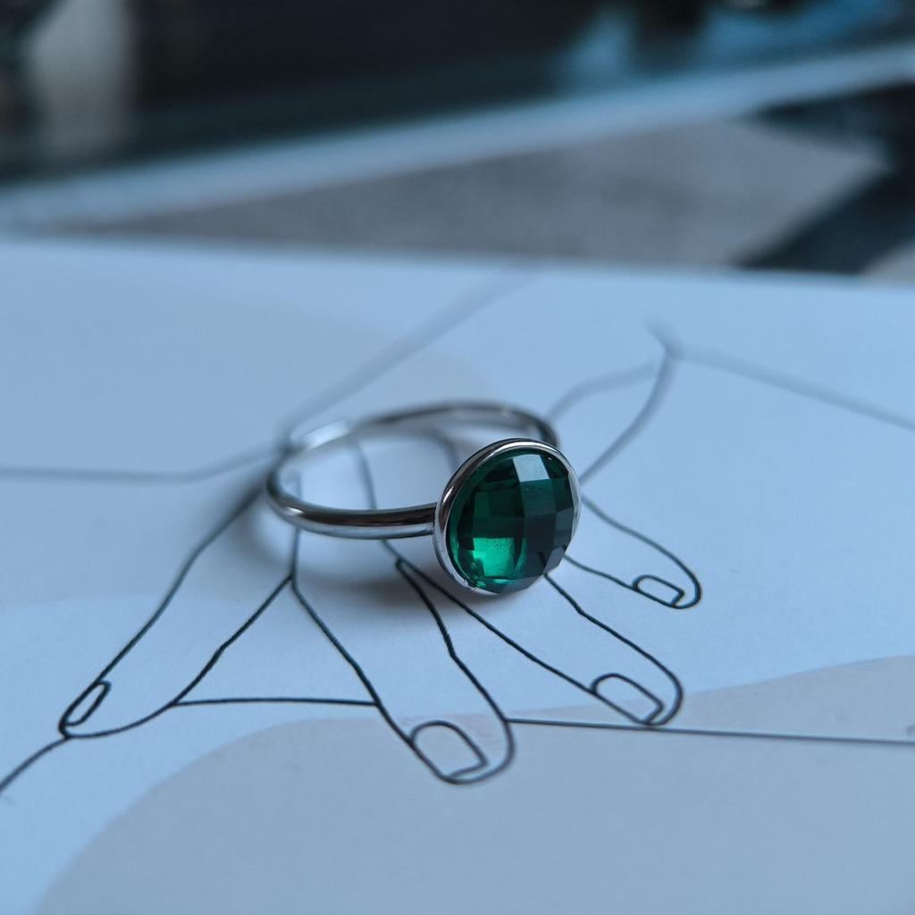 Silver Ring with Cubic Zirconia, Product Weight 2.86 G (60002285)