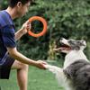 Dog Ring Toys Indestructible Chewing Flying Floating Training Tools Fetch for Small Medium Large Dogs Throwing Catching Flying
