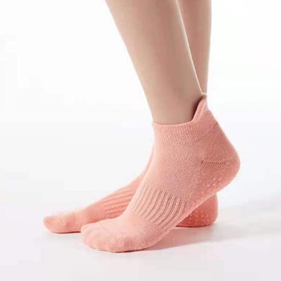 1 Pair Yoga Socks Elastic Sweat Absorption Moisture Removal Foot Wearing Cotton Back