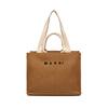 Marni Shmp0078u0 P3860 Z0r42 Большая тоут из рафии Ист-Вест с верхней ручкой
