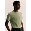 H M sliM FiT Ribbed T sHirT Green