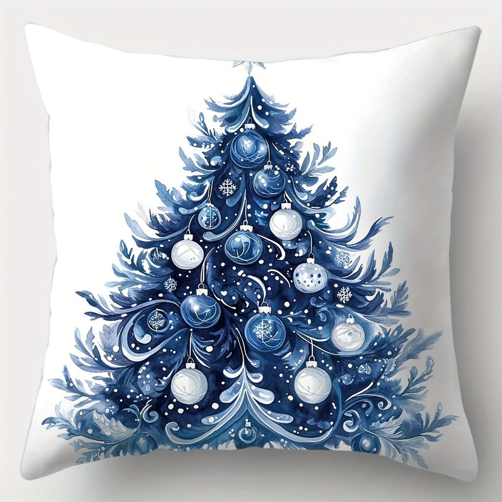 Рождественское украшение наволочка камин Рождественская елка подарок наволочка диван подушка люкс комната украшение для дома подарок