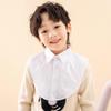 Детский универсальный белый воротник для рубашки: Унисекс Декоративное Хлопковое Худи Аксессуар