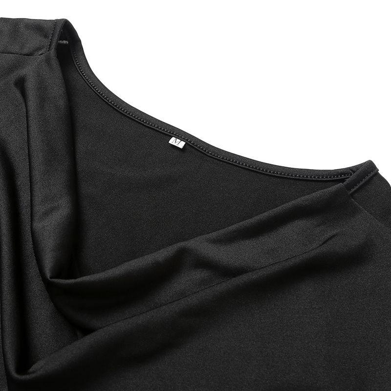 Элегантное женское сексуальное мини-платье-бодикон с V-образным вырезом и длинными рукавами для летних вечеринок