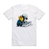 2019 Daft Punk Мужская Женская Футболка Летняя С Коротким Рукавом Французская Музыкальная Группа Панк Футболки Мужская Повседневная Уличная Одежда Белые Топы Футболки