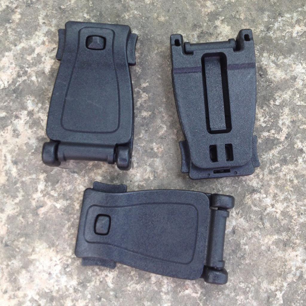 2Pcs/set Tactic Backpack Strap Management Clip for Webbing Multipurpose Backpack Strap Clip Webbing Dominator Buckle
