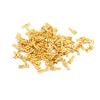 New Sale 100 Pcs 6.3mm Gold Brass Car Speaker Female Spade Terminal Wire Connector