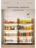 Portable Multi-Layer Folding Storage Cabinet for Kitchen and Living Room