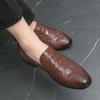 Мужские туфли-лоферы кофейные туфли в стиле ретро для танцев деловые кожаные свадебные платья выпускные блейзеры смокинги удобные туфли для вечеринок для мужчин большой размер