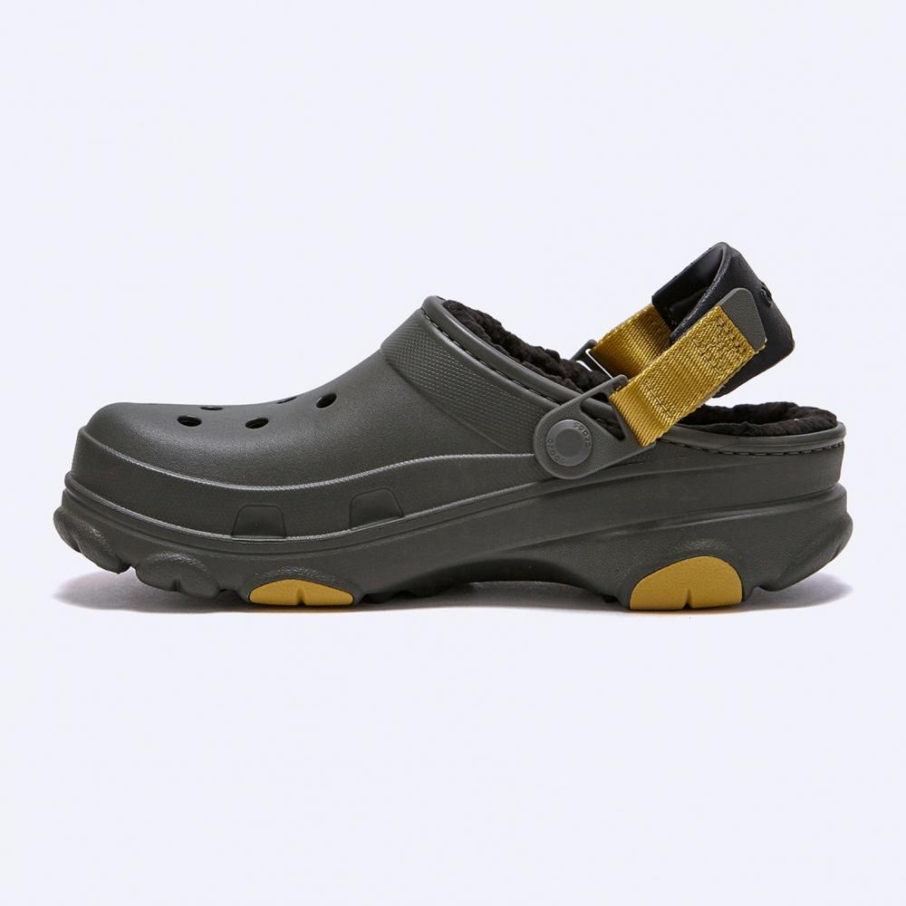 Crocs Сабо All Terrain Linen Оливковое 207936 3j5