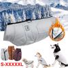 S-XXXXXL 3-60kg Pet Dog Outdoor Waterproof Clothing Zipper Coat Puppy Vest Winter Warm Padded Pet Cotton Coat Vest Clothes