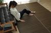 IKEHIKO Igusa Rug, 3-Tatami Size, Made In Japan, F Solid, Dark Brown, Approx. 191 X 250cm, Urethane Backing, Simple Design #8213280