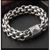 Грубый и модный серебряный цвет ювелирных изделий мужской толстый браслет, властная и ретро мода