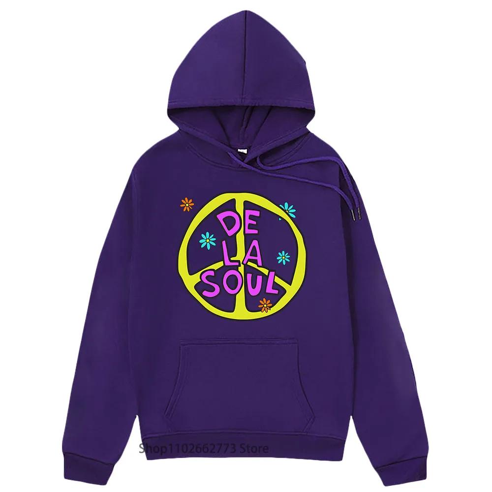 De La Soul Music Hoodies High Street Sweatshirt Fashion Anime Streetwear Женская одежда Топ Harajuku Pullovers