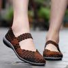 Comfortable Slip-on Women Summer Flat Sneakers Featuring Breathable Woven Fabric