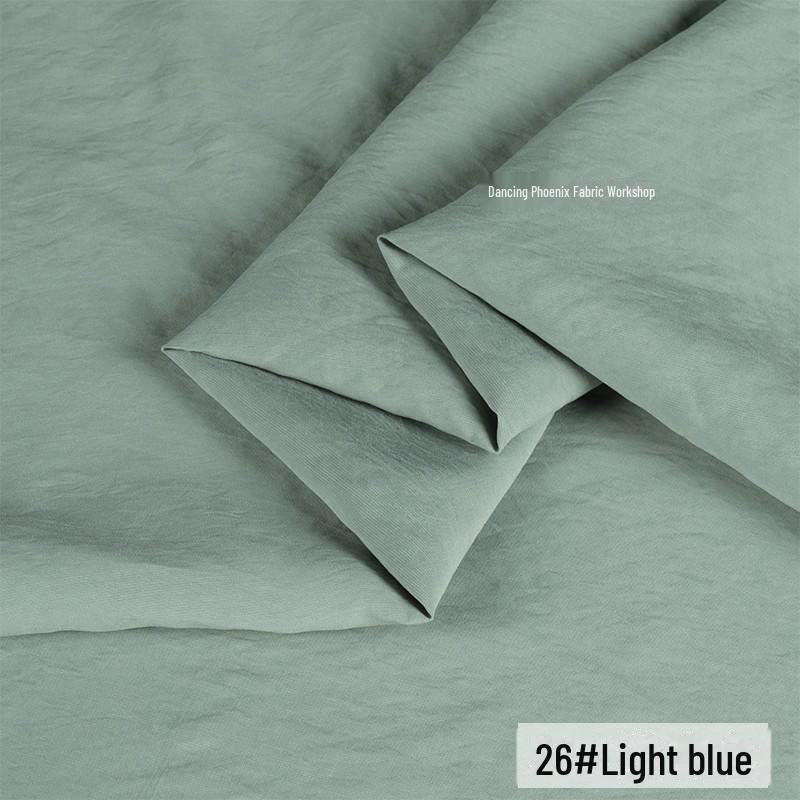 Ретро-песочная матовая медно-аммиачная шелковая ткань - неэластичный материал для верха/юбки Hazy Frost