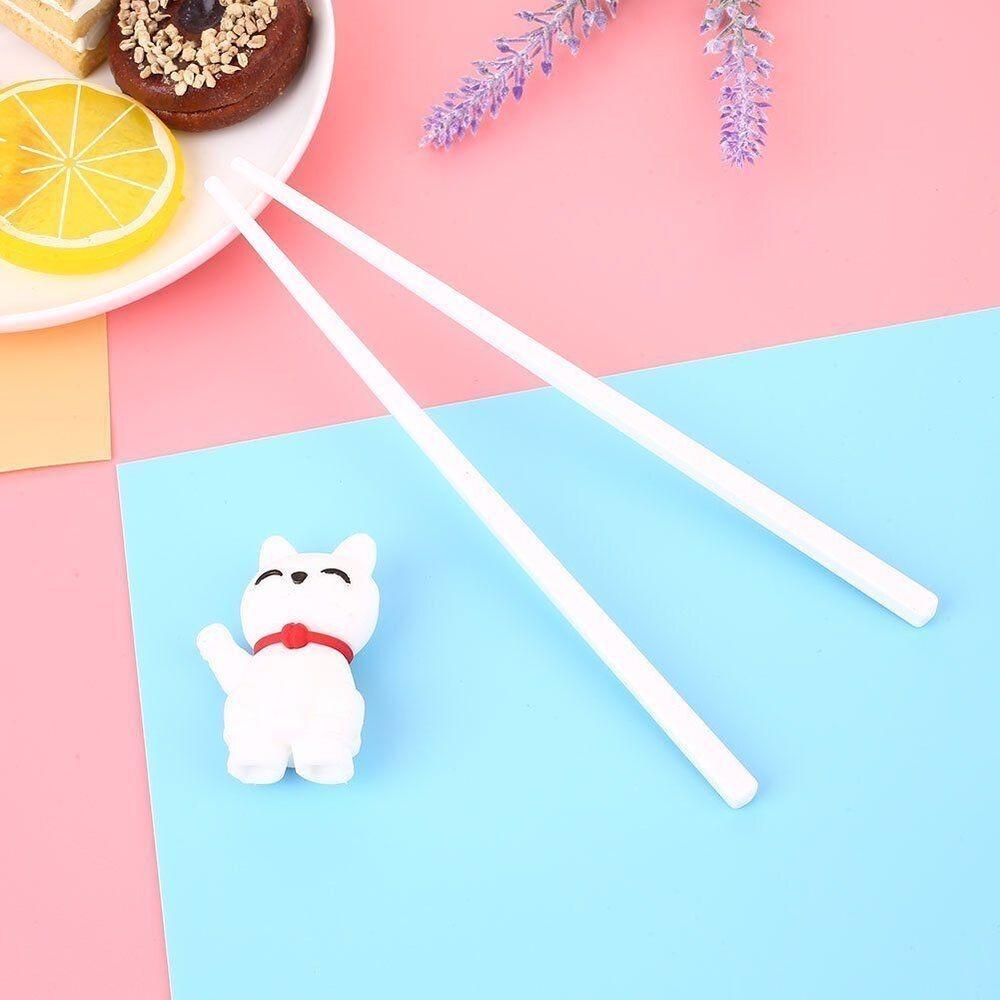1 Pair Silica Gel Practice Chopsticks Cute Style Cartoon Figurine Chopsticks Home