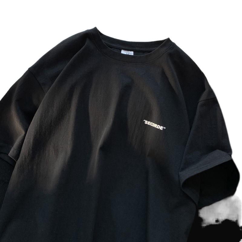 Летние мужские футболки Хлопковая футболка с коротким рукавом Удобная ткань Спортивная одежда