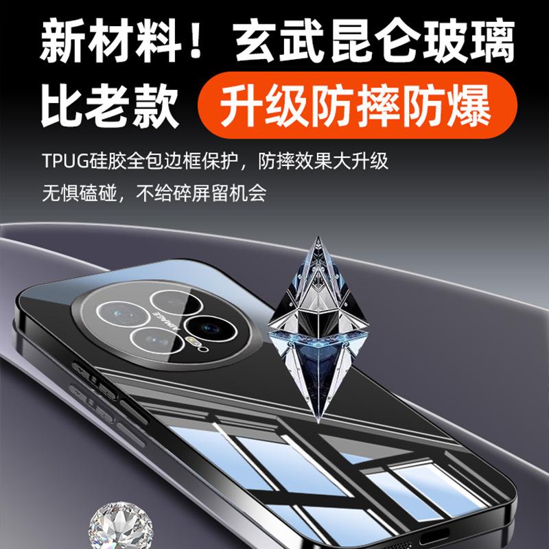 Применимо к чехлу для мобильного телефона Honor magic8pro, чехол magic8 из ледяного кристалла, чехол magic7/6/5 с защитной пленкой для объектива pro