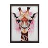 Pink Giraffe With Glasses Pink Giraffe With Glasses, 40X50 Cm, Frameless, Matte Paper 230 Gsm