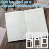 3 Pack Planner Stencil, Handmade Flexible Record Template, Planner Stencils Templates for Journaling Habit Trackers Task Lists & Daily Planning,
