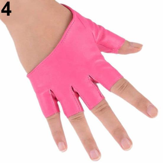 Fashion Girls Half Women Driving Dance Finger Fingerless Gloves Gifts
