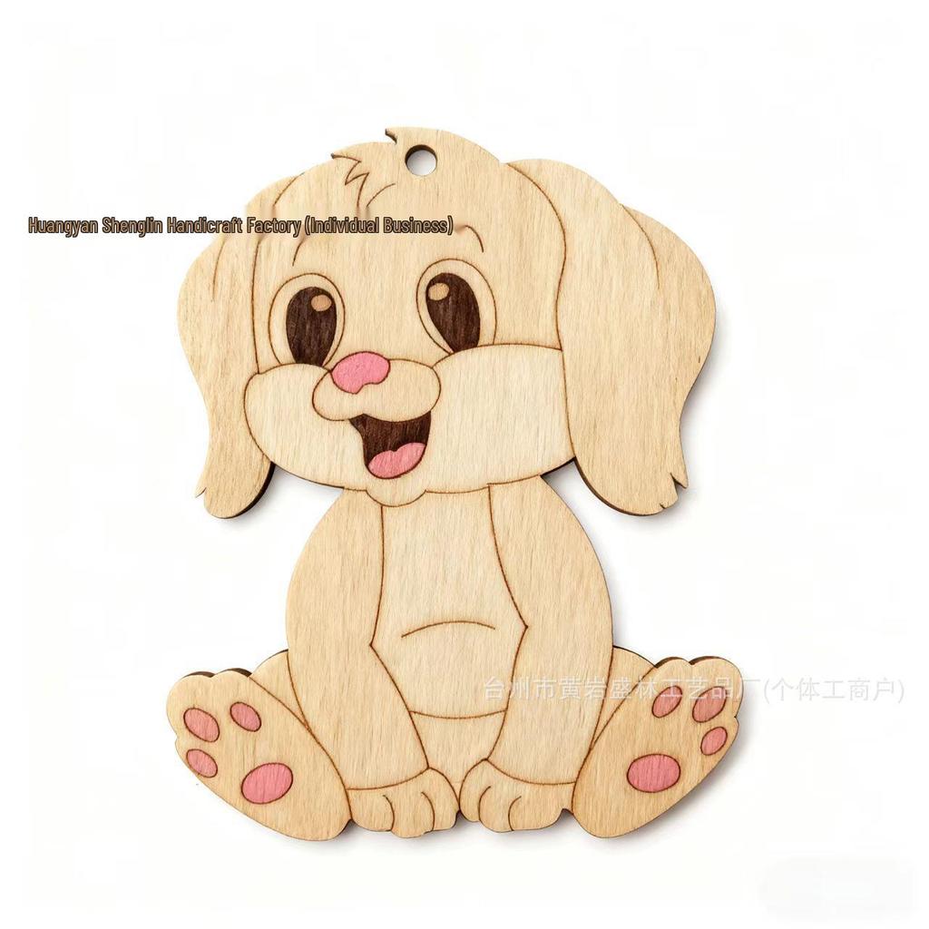 Unfinished Wood Zodiac Shape Ornaments for Festivals