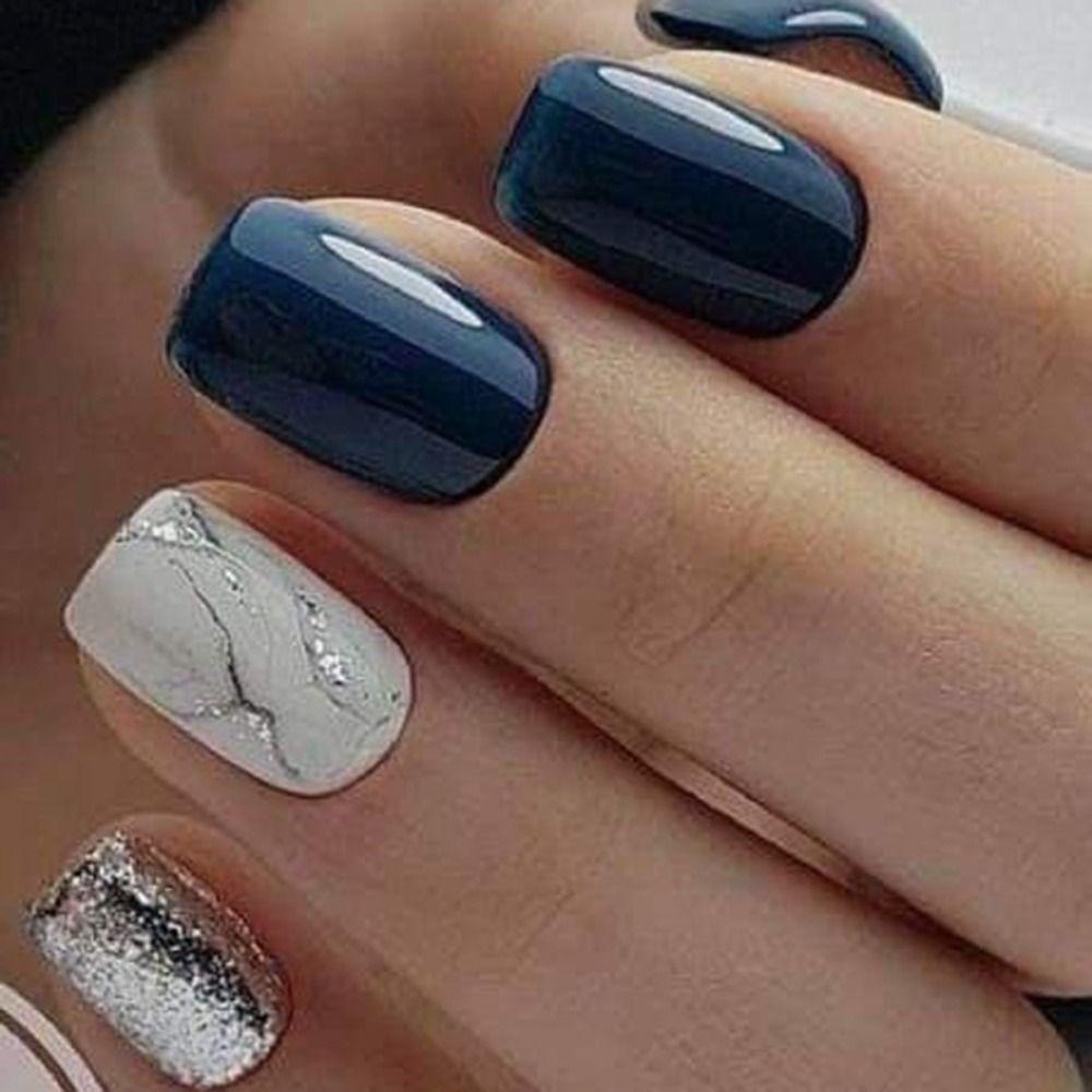 Искусственные ногти накладные ногти средней длины, съемные кончики ногтей, женские ногти