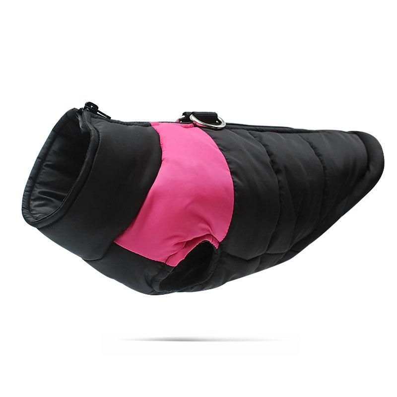 Winter Thickened Windproof and Cold-resistant Ski Clothing for Medium and Large Dogs Vests Warm Zipper Cotton Coats Pet Supplies