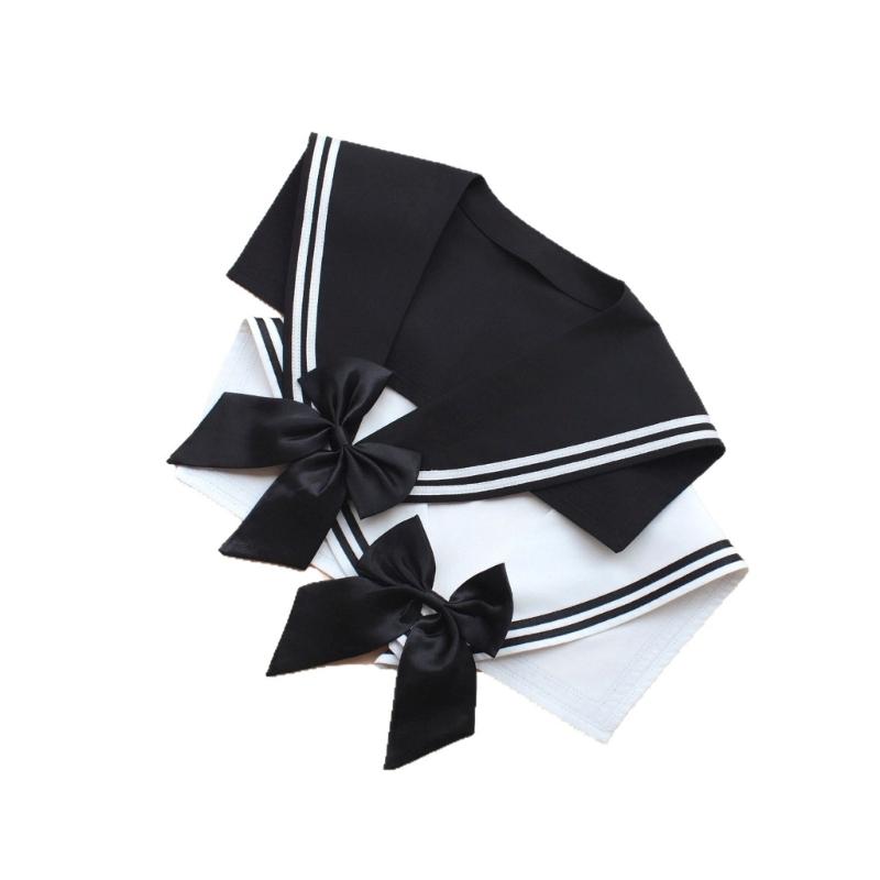 Регулируемый отстегивающийся воротник-галстук в морском стиле из мягкой дышащей ткани для повседневной одежды и тематических вечеринок