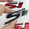 COV1 3D Metal Car Sticker Logo SI Rear Trunk Badge Front Grille Emblem Decals For Honda Civic Fit  CRV Accord Autompbile Acessories