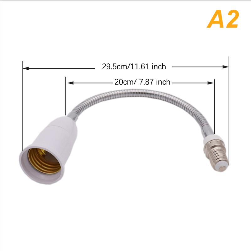 Led Adapter E14 To E27 E14-E27 Extended Lamp Cap Conversion Lamp Base Extender