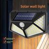 Lámpara solar exterior LED con sensor de movimiento para jardín y camino impermeable