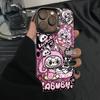 Розовая Ткань Ткань Подходит для Чехла Мобильного Телефона IPhone16Pro Apple 15pro14Plus Мультяшный 13prox.
