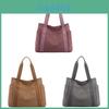 Canvas Tote Bag For Women With Zipper Pockets And Retro Style For Daily Use