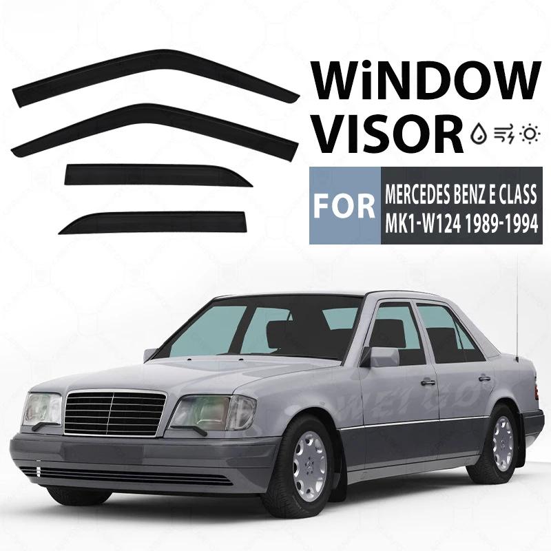 For Mercedes Benz E Class W124 W210 W211 W212 W2013 SWB Window Visor Weathershields Wind Rain Guard Door Visor Vent Shades
