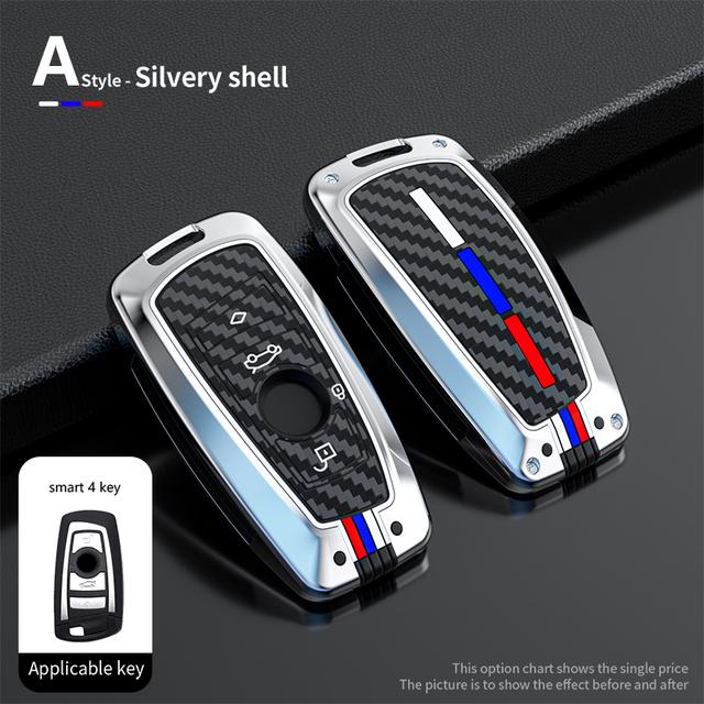 Zinc Alloy Car Remote Key Case Cover Shell For BMW 1 3 5 7 Series X1 X3 X4 X5 F10 F15 F16 F20 F30 F18 F25 M3 M4 E34 Accessories