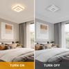 Square Acrylic  Ceiling Light Modern LED Ceiling Lamp,White 3-color light Ceiling Lights for Bedroom Office Kitchen Living Room