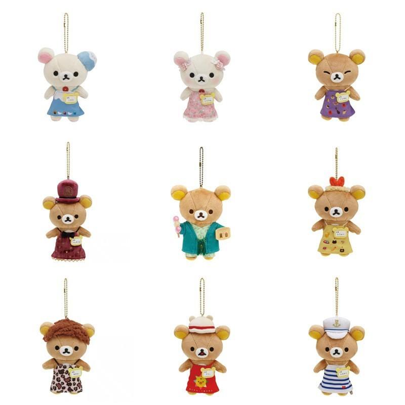 Плюшевая игрушка Рилаккума Брелок Мультяшное животное Мягкая кукла Украшение Детский подарок