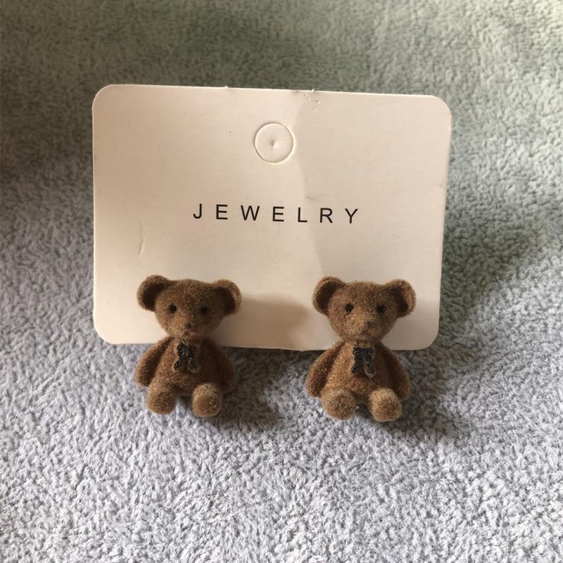 Ожерелье-свитер с плюшевым медведем - длинная цепочка на ключицу на Новый год 2021 для женщин