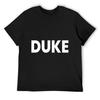 Премиум футболка Duke тяжелый хлопок Аниме футболка индивидуальные футболки Футболки Louboutins для мужчин